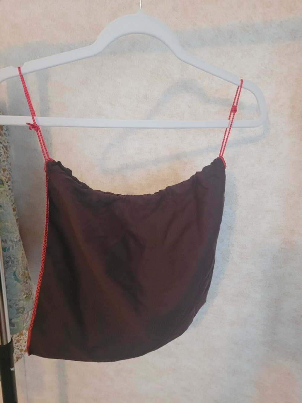 Coach Dust Bag Brown with Red - Picture 11 of 11